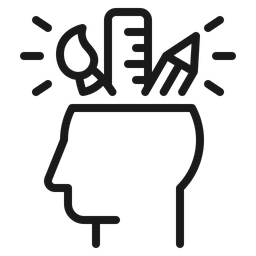 Technology and digital transformation program icon